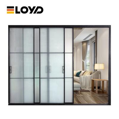 Hurricane Resistant Aluminum External Sliding Patio Doors 48 Glazed glass