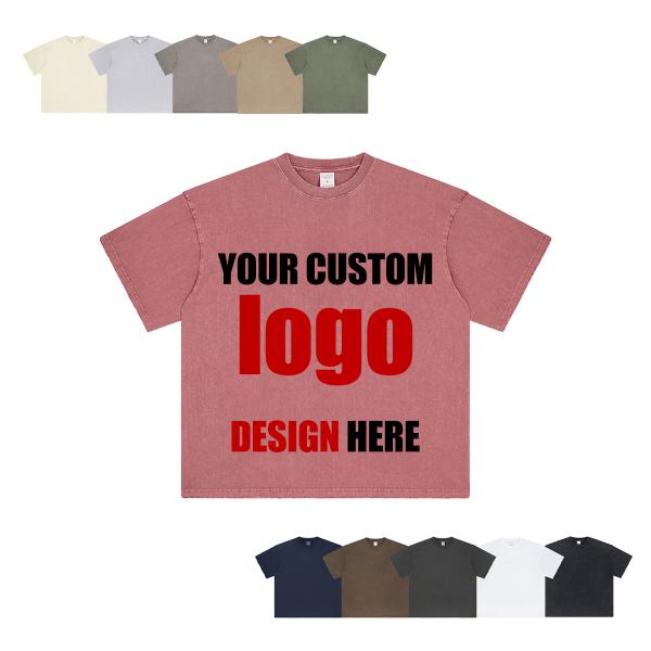 Кислотный винтаж, промытый, 250 грамм, мужская футболка, тяжелый вес, белая, большая футболка.