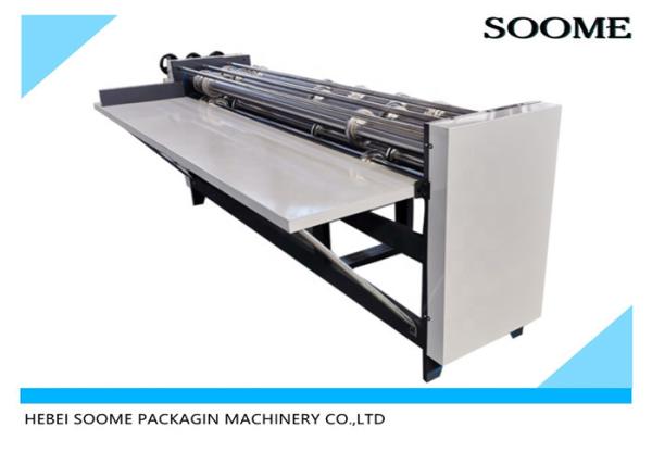 Full Manual Adjustment 440V Slitting And Creasing Machine For Paper Sheets