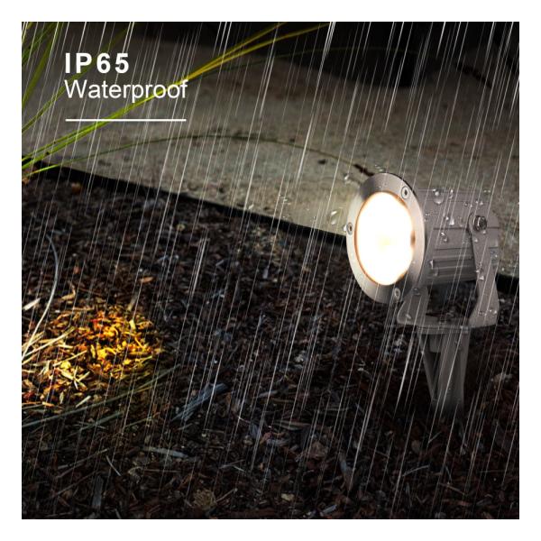 Outdoor Tree Spot Lights RGB Colorful IP65 Waterproof 9W RGB3in1 LED DC24V 316 Stainless Steel Front Cover