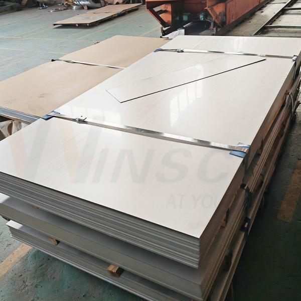 WinscoMetal Placa de Inox laminada a frio 1000mmx2000mm Tamanho 0,9mm Espessura Moinho Finish Chapa de aço inoxidável 201 Grau