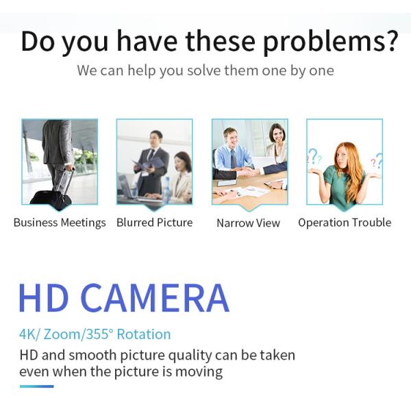Conference Room Meeting Solution High Definition SQ-HD600-4K Video Communication Camera Series Dedicated For Video Conferencing