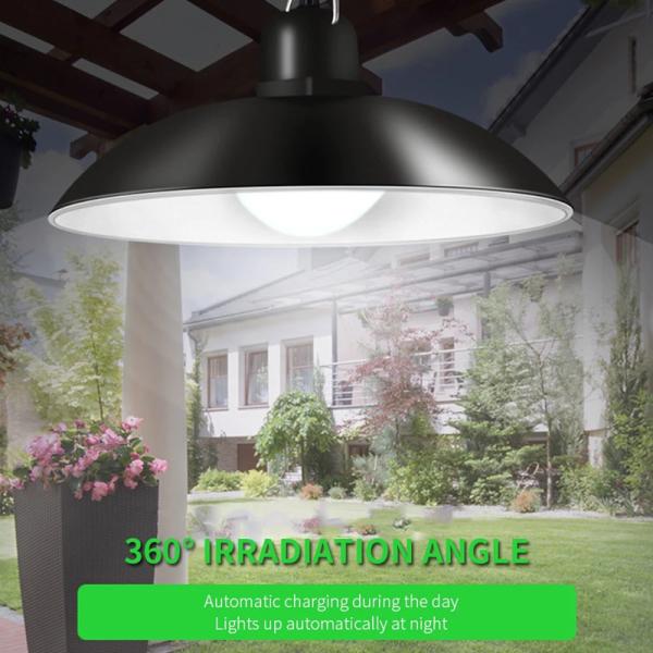 Big Solar Panel Indoor Remote Control Solar Power Ceiling Light for Modern Homes
