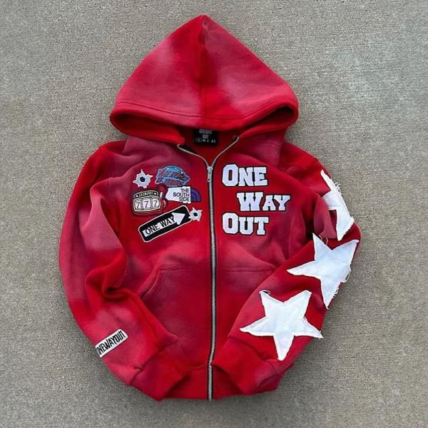 Vêtements de rue anti-rétrécissement, lavage à l'acide, sweat à capuche, vintage, fermeture à glissière, sweat respirant