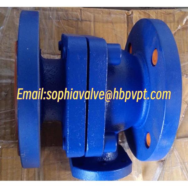 DIN3357 PN16 cast iron 2-pc ball valve
