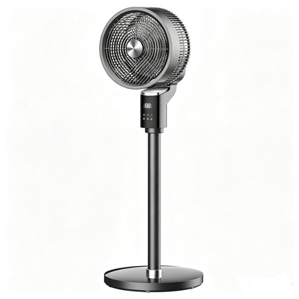 Energy Saving Class 1 Air Circulation Standing Fan Wide Voltage 110-240V Silent Oscillating Fan