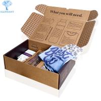 Le meilleur emballage portatif de impression fait sur commande de norme des prix vêtx les cartons d'expédition ondulés de carton de carton