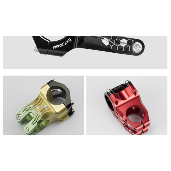 Части велосипеда Легкий спускающийся CNC ствол dh/Bmx рулевое колесо 50 мм расширение 31.8