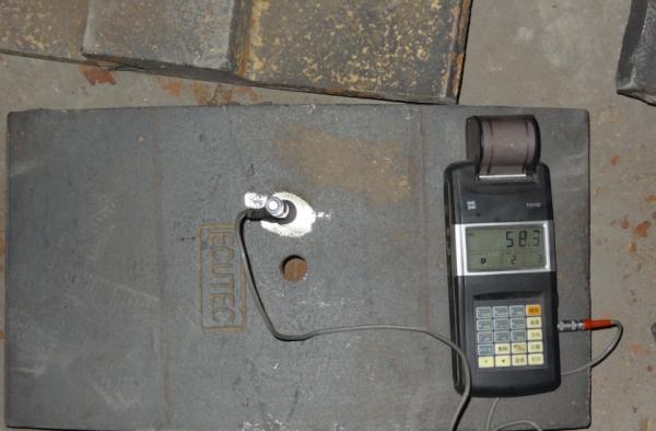 Hole Diameter Check for High Cr Cast Iron Liners Coal Mill / Cement Mill / Mine Mill