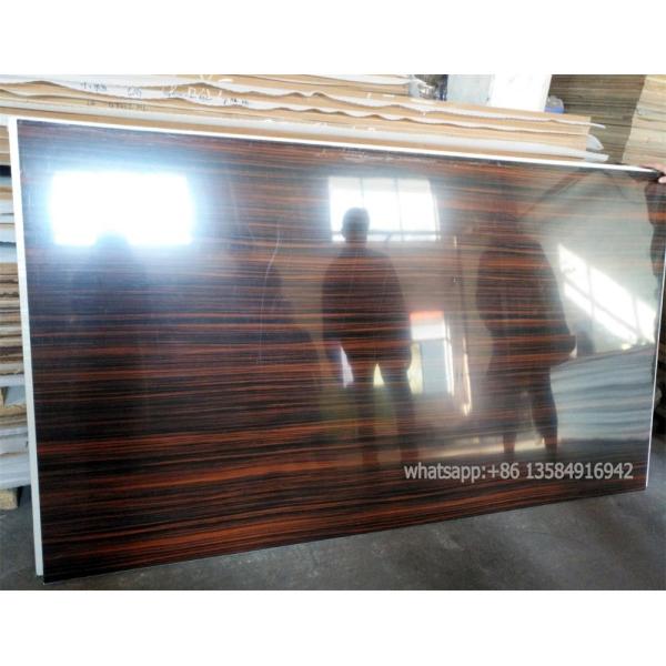 acrylic mdf board veneer grain kitchen door