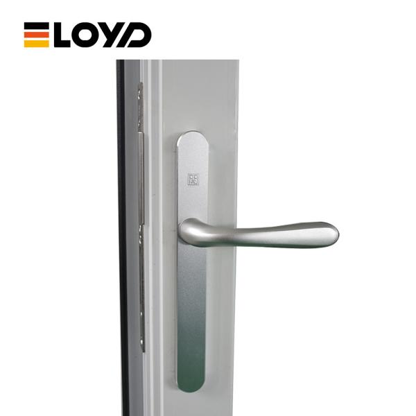 96x80 Accordion Glass Sliding Doors Aluminum Stacking Doors Left Out Swing