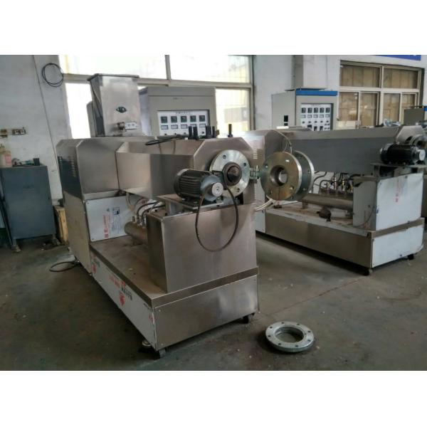 Stainless Steel Fish Food Extruder Machine , Floating Fish Feed Making Machine