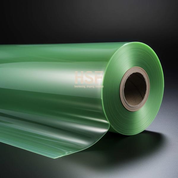 Filtro de polipropileno monoorientado verde SGS para embalagens alimentares