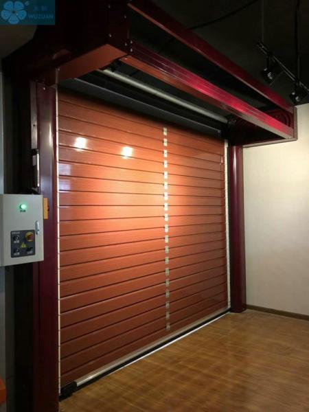 Aluminum Alloy 2m/S DC24V High Speed Spiral Door
