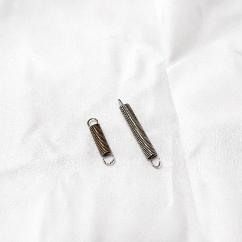 Closed Loop Extension Spring Wire Diameter 1mm 10mm Cold Coiling Technology for Heavy Duty Equipment