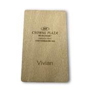 Carteles de visita NFC personalizados de madera compostable a prueba de agua Alta durabilidad