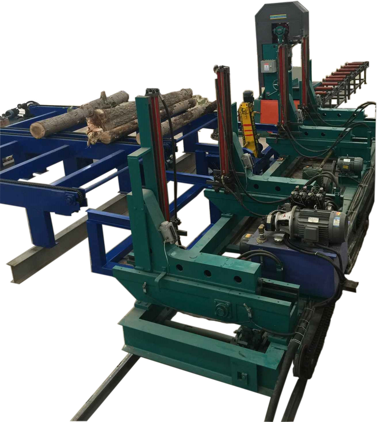 Лесопильный завод диапазона Woodworking MJ3212B вертикальный с экипажом CNC
