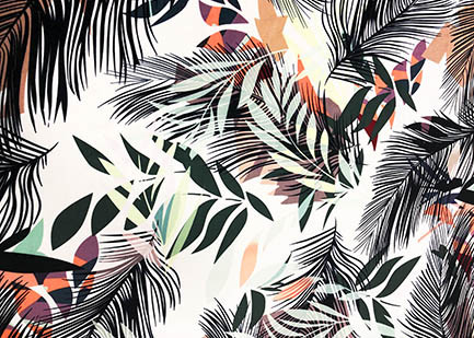 Перо 260ГСМ Микрофибер материала простыни 94% полиэстер модное тропическое