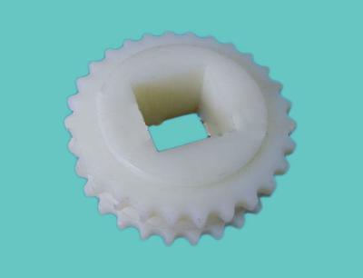 ZY800FT FLAT TOP MODULAR BELTS DRIVE SPROCKET MACHINED DRIVE WHEELS REINFORCED POLYAMIDE WHITE COLORS