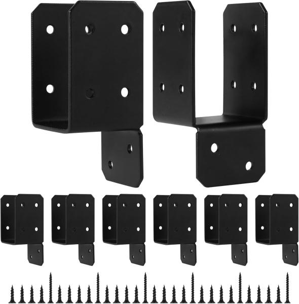 Carbon Steel Mounting Joist Hanger Brackets For 2x4 Post To Wood Deck