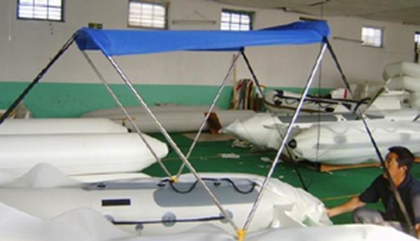 316 SS Frame Sailboat Bimini Top , Pontoon Boat Bimini Top For Family Traveling