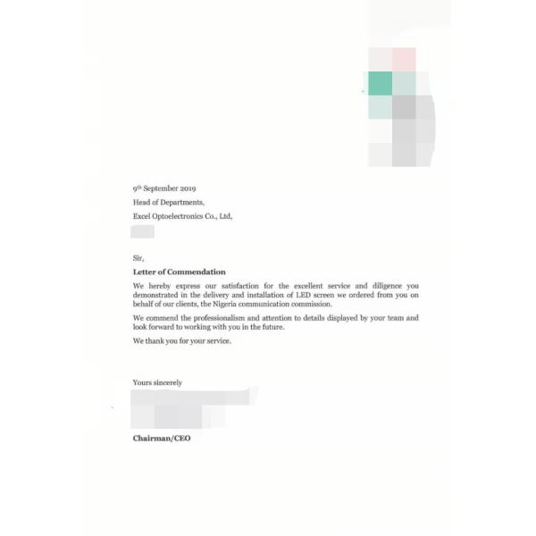 Premium transparent led digital display video wall EXCEL LED