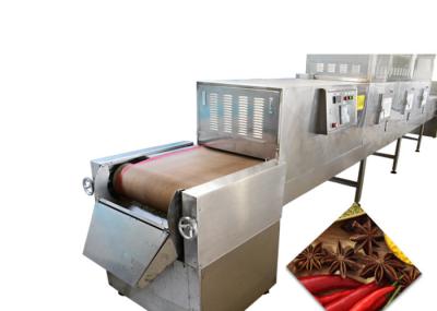 Spice Continuously Type Microwave Drying Equipment HLTD Brand Easy To Operate