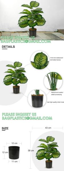 Fake Plants 16 Faux Plants Artificial Potted Plants Indoor for Home Office Farmhouse Kitchen Bathroom Table Shelf