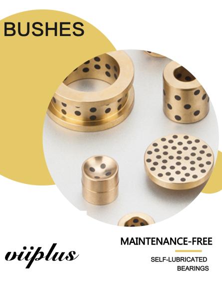 Graphite Plugged Solid Lubricant Bearings Extremely High Load Capacity