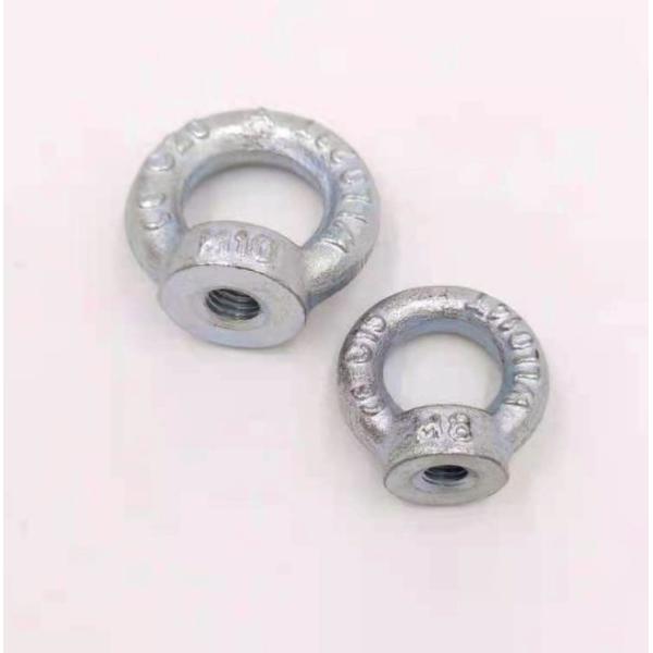 Carbon Steel White Zinc Plated Din 582 Heavy Duty Lifting Eye Nut M6
