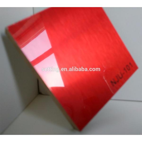 Double side Metal uv mdf board 1220*2440*18mm for industrial style furniture