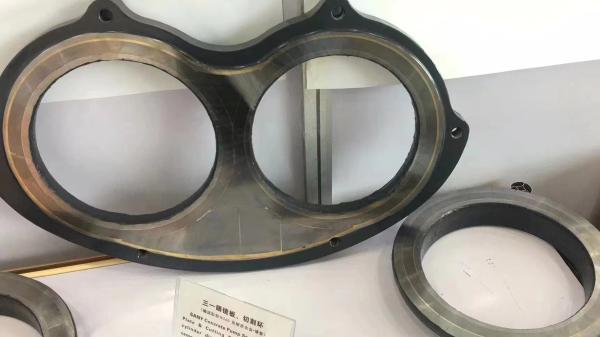 200mm Zoomlion Concrete Pump Parts SCWHING SPL2000 Glass wear Plates