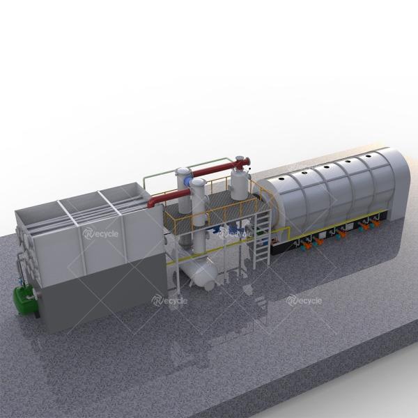 Rubber Pyrolysis Furnace for Fuel Oil and Carbon Black Rubber Plastic Pyrolysis System