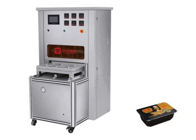 MAP Rectangle Tray Sealing Machine Semi Automatic Food Packaging Thali Packing Machine