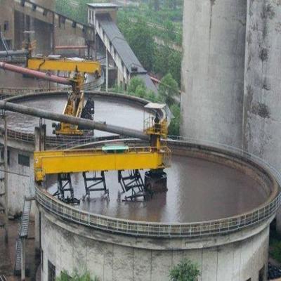 Rolo periférico espessador de mineração conduzido, espessador de cobre do concentrador