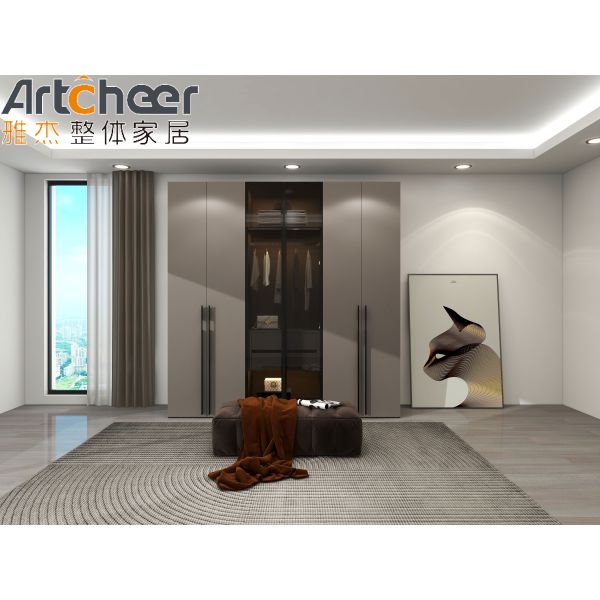 Modern Design Customizable Color Wardrobe with Eco-Friendly Material for Bedroom and Apartment