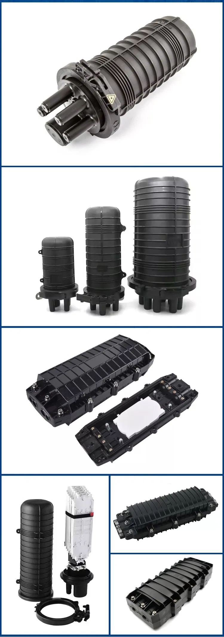 FTTH Distribution Box Enclosure Dome Closure Joint 12 24 48 Core Fiber Optic Splice Closure Optical Fiber Cable Equipment