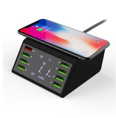 Smart Multi USB Phone Charger 8 Ports  60W 12A  Type C Fast Charging