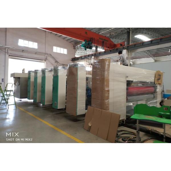 Flexo гофрировало листы цвета 300 печатной машины коробки Multi/минуту