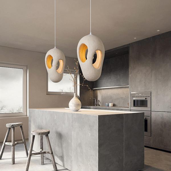 Oval Bar Counter Chandelier Bedroom Bedside Home Hanging Light Nordic Kitchen Pendant Lamp
