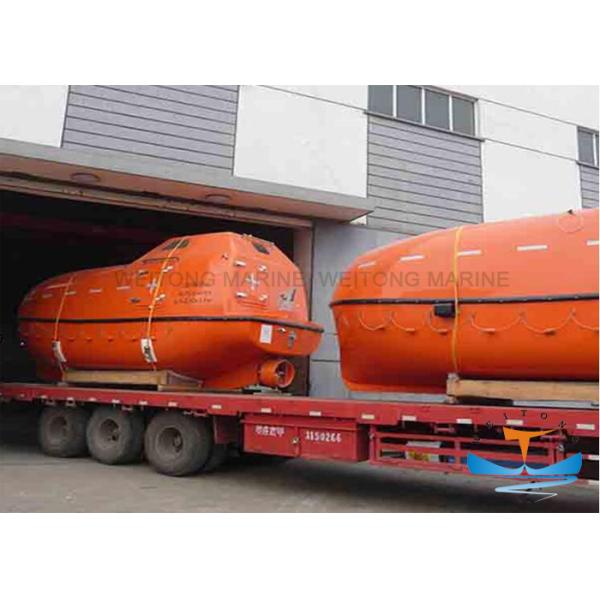 China Totally Enclosed F. R. P Fiberglass Lifeboat Solas Approved