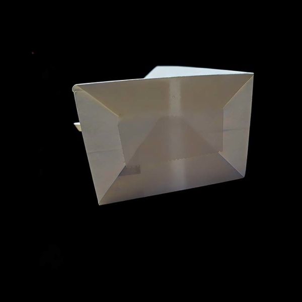 White Custom Tin Tie Bags Reusable Tin Tie Bags With Window