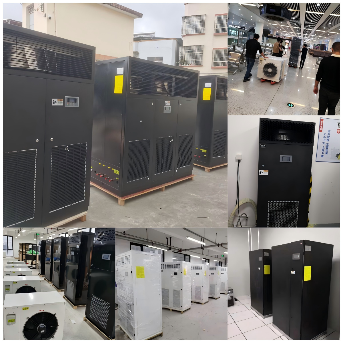 50KW Automatic Precision Type Air Conditioner Inverter Floorstanding Low PUE For Data Center