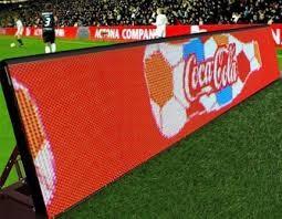 Outdoor P10 Perimeter LED Display / LED Advertising Board For Football Field Advertising
