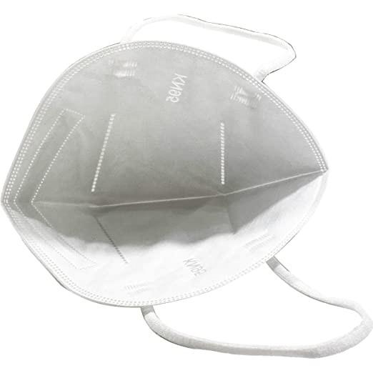 5 Ply Non Woven KN95 Respirator Masks , Disposable Pollution Mask Personal Protective