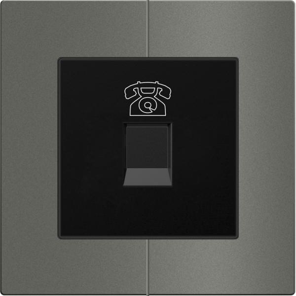 Laffey Rj11 Connector Socket 86mm Size For Home / Villa / Hotel