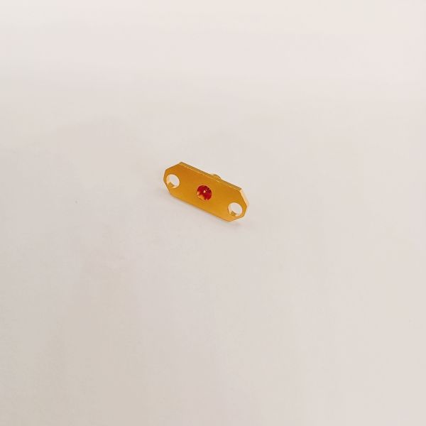 SMPM Connector RF Male PCB Flange Connector with Gold-plated Brass and PTFE Insulator for DC-18GHz Applications