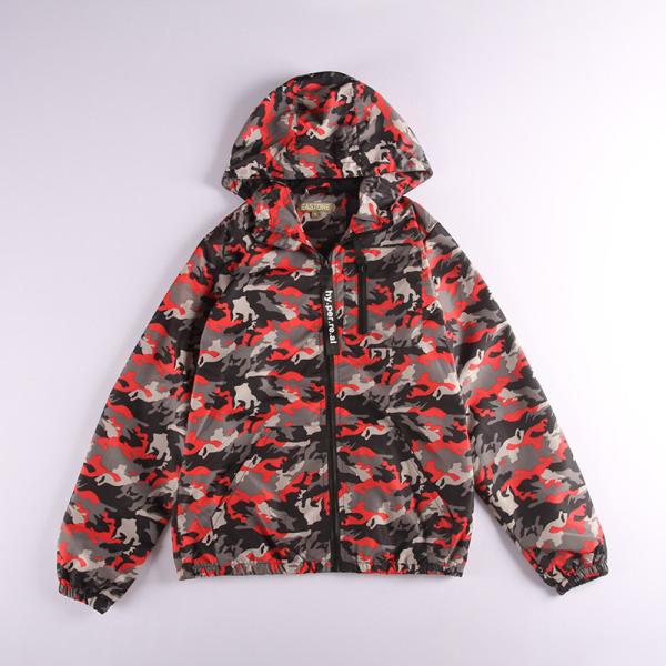 100% Polyester Junior Kids Print Jacket 4 Colors Optional
