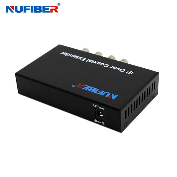 10 / 100M 4 BNC Over UTP EOC Converter Ethernet over Coax Extender 4 Coax To RJ45