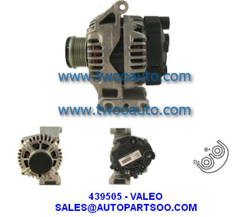437504 439505 439524 - альтернатор 12V 90A Alternadores VALEO